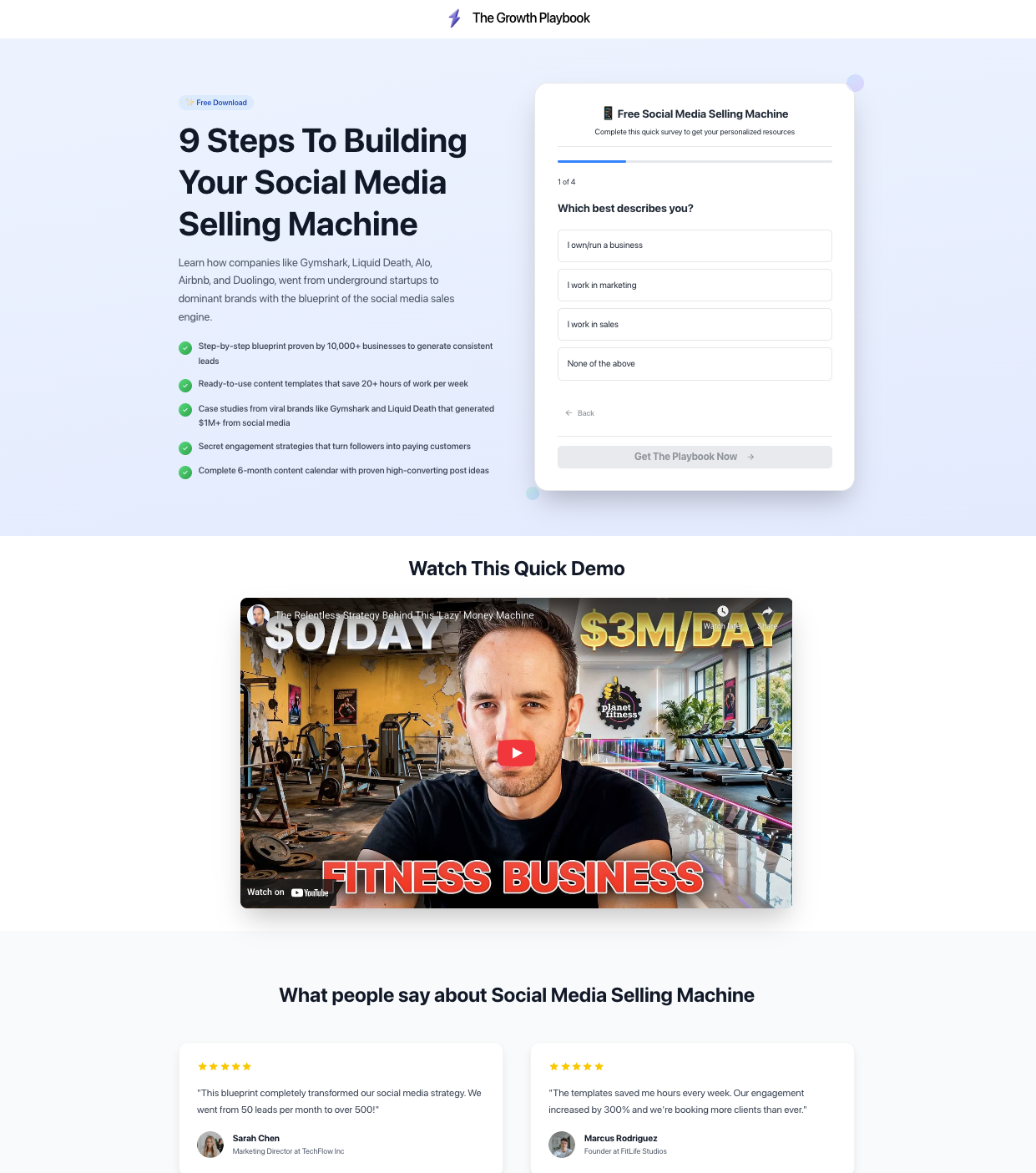 Survey Template Preview